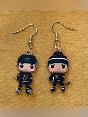 Vegas Golden Knights Funko Pop Charm Earrings